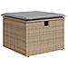 Set di Divani da Giardino 6 Pezzi con Cuscini Beige Polyrattan - Foto miniatura 7