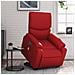 Poltrona Alzapersona Reclinabile Elettrica Rossa in Similpelle - Foto miniatura 2