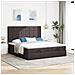 Struttura Letto Pouf con Materassi 180x200 cm in Tessuto - Foto miniatura 4
