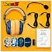 DB2001 cuffia e auricolare Con cavo e senza cavo A Padiglione Gaming USB tipo-C Bluetooth Nero, Grigio, Arancione - Foto miniatura 7