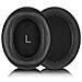 Cuscinetti Auricolari Di Ricambio In Pelle Di Agnello Dorata Per Cuffie Sennheiser Momentum 3 Wireless Black - Foto miniatura 2