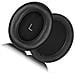 Cuscinetti Auricolari Di Ricambio In Pelle Di Agnello Dorata Per Cuffie Sennheiser Momentum 3 Wireless Black - Foto miniatura 3