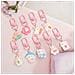 Set Di 10 Portachiavi Gatto Con Fiocco: Accessorio Kawaii Per Chiavi E Borse - Foto miniatura 5