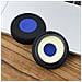 Cuscinetti Auricolari In Rete Da Calcio, Confezione Da 2, Compatibili Con Jabra Evolve E Plantronics Voyager Series Blue+black - Foto miniatura 2