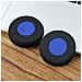 Cuscinetti Auricolari In Rete Da Calcio, Confezione Da 2, Compatibili Con Jabra Evolve E Plantronics Voyager Series Blue+black - Foto miniatura 3