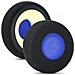 Cuscinetti Auricolari In Rete Da Calcio, Confezione Da 2, Compatibili Con Jabra Evolve E Plantronics Voyager Series Blue+black - Foto miniatura 1
