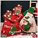 Sacchetto Di Natale Per Mela In Maglia Con Cartoncino - Confezione Regalo Festiva Green - Foto miniatura 3