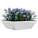 Vaso a Ciotola da Giardino 5 pcs Argento 50 x 50 x 15 cm - Foto miniatura 3