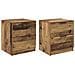 Armadio da Notte 2 pcs Legno vecchio 45 x 39 x 50 cm - Foto miniatura 1