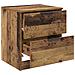 Armadio da Notte 2 pcs Legno vecchio 45 x 39 x 50 cm - Foto miniatura 5