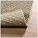 Tappeto ZIZUR Beige 120x120 cm Aspetto Iuta Interni ed Esterni - Foto miniatura 7