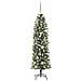 Albero di Natale Artificiale Sottile Verde 150 cm - Foto miniatura 3