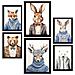 Set Di 6 Stampe Abiti In Set Per Bambini, Dipinti Decorativi Estetici Per Il Tuo Soggiorno, Camera Da Letto, Casa A3 & A4 Cornice Nera - Foto miniatura 1