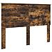 Struttura del letto Rovere fumé 140 x 190 cm Legno multistrato - Foto miniatura 7