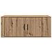 Mobile TV da parete Rovere artigianale 100 x 34,5 x 40 cm - Foto miniatura 6