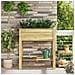 Supporto per piante con lo scaffale Marrone 85 x 46 x 94 cm - Foto miniatura 2
