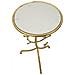 Tavolino Vkh801-oro-metallo-38x38x60 Cm - Foto miniatura 2