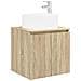 Mobile lavabo da parete Rovere Sonoma 49,5 x 44,5 x 65,5 cm - Foto miniatura 1