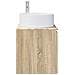 Mobile lavabo da parete Rovere Sonoma 49,5 x 44,5 x 65,5 cm - Foto miniatura 3
