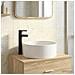 Lavabo da bagno Nero Opaco 40,5 x 40,5 x 15,5 cm Metallo - Foto miniatura 7