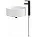 Lavabo da bagno Nero Opaco 40,5 x 40,5 x 15,5 cm Metallo - Foto miniatura 8