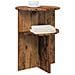 Tavolo laterale con archiviazione Legno antico Ø 39,5 x 55 cm - Foto miniatura 3