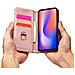 Custodia Magnetica Per Iphone 12 Pro Max, Portafoglio Per Carte, Supporto Per Carte, Rosa - Foto miniatura 2