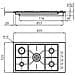 Piano Cottura 7271 032 a Gas 5 Fuochi Gas Colore Inox - Foto miniatura 6