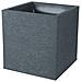 Vaso Graphit Quadrato Grigio Antracite - 39.5 x 39.5 x 43.5 cm 31l -  Plastica - Foto miniatura 3