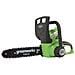 Motosega Greenworks 40v - 30 Cm - Senza Batteria E Caricabatterie - G40cs30 - Foto miniatura 1