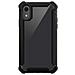 Custodia Compatibile Con Apple Iphone Xr In Nero Alno - Coperchio Protettivo 2 In 1 Con Bordo In Silicone Tpu E Retro In Vetro Acrilico - Foto miniatura 5