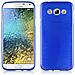 Custodia Compatibile Con Samsung Galaxy E5 2015 In Blu - Coperchio Protettivo In Silicone Tpu Flessibile Con Design Spazzolato - Foto miniatura 1