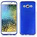 Custodia Compatibile Con Samsung Galaxy E5 2015 In Blu - Coperchio Protettivo In Silicone Tpu Flessibile Con Design Spazzolato - Foto miniatura 4