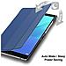 Custodia Per Tablet Compatibile Con Huawei Mediapad M5 8 (8.4"" Zoll) In Blu Scuro Jersey - Coperchio Protettiva Ultra Sottile Con Funzione Auto Wake Up E Stand - Foto miniatura 8