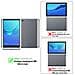 Custodia Per Tablet Compatibile Con Huawei Mediapad M5 8 (8.4"" Zoll) In Blu Scuro Jersey - Coperchio Protettiva Ultra Sottile Con Funzione Auto Wake Up E Stand - Foto miniatura 11
