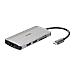 DUB-M810 Hub di Interfaccia USB 3.2 Gen 1 (3.1 Gen 1) Type-C con 8 Porte 5000 Mbit / s Argento - Foto miniatura 1