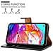 Custodia Compatibile Con Samsung Galaxy A70 In Nero Grafite - Coperchio Protettiva Con Chiusura Magnetica, Funzione Stand E Tasca Per Le Carte - Foto miniatura 2