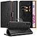 Custodia Compatibile Con Samsung Galaxy A70 In Nero Grafite - Coperchio Protettiva Con Chiusura Magnetica, Funzione Stand E Tasca Per Le Carte - Foto miniatura 4