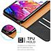 Custodia Compatibile Con Samsung Galaxy A70 In Nero Grafite - Coperchio Protettiva Con Chiusura Magnetica, Funzione Stand E Tasca Per Le Carte - Foto miniatura 7