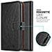 Custodia Compatibile Con Samsung Galaxy A70 In Nero Grafite - Coperchio Protettiva Con Chiusura Magnetica, Funzione Stand E Tasca Per Le Carte - Foto miniatura 8