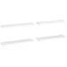 Scaffali A Parete 4 Pz Bianchi 90x23,5x3,8 Cm In Mdf - Foto miniatura 2