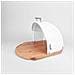 Mr-1678-g Portapane, Coperchio Scorrevole, Design Moderno, Bread Box Bianco - Foto miniatura 4