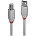 36683 cavo USB 2 m USB 2.0 USB A USB B Grigio - Foto miniatura 1
