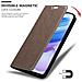 Custodia Compatibile Con Xiaomi Redmi 10x 5g In Bruno Caffè - Coperchio Protettiva Con Chiusura Magnetica, Funzione Stand E Tasca Per Le Carte - Foto miniatura 7