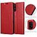 Custodia Compatibile Con Samsung Galaxy A91 In Rosso Mela - Coperchio Protettiva Con Chiusura Magnetica, Funzione Stand E Tasca Per Le Carte - Foto miniatura 6