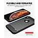 Custodia Compatibile Con Apple Iphone X / Xs In Brushed Nero - Coperchio Protettivo In Silicone Tpu Flessibile In Look Acciaio Inossidabile-fibra Di Carbonio - Foto miniatura 4