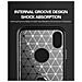 Custodia Compatibile Con Apple Iphone X / Xs In Brushed Nero - Coperchio Protettivo In Silicone Tpu Flessibile In Look Acciaio Inossidabile-fibra Di Carbonio - Foto miniatura 5