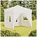 Tenda Per Feste Pieghevole Con Pareti Laterali Bianco 2x2 M - Foto miniatura 1