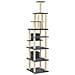 Albero Per Gatti Con Tiragraffi In Sisal Grigio Scuro 216 Cm - Foto miniatura 5