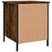 Comodino Rovere Fumo 40x42x50 Cm Legno Multistrato - Foto miniatura 7